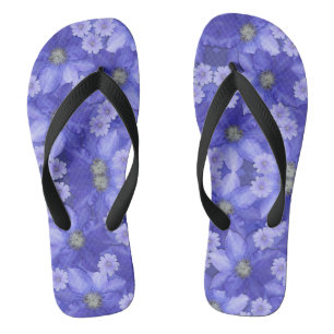 Purple Flowers Jandals