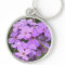 Purple Flowers Keychain