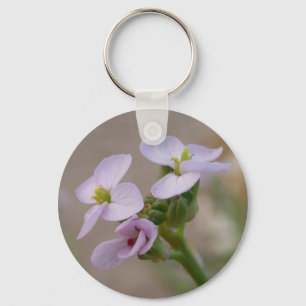 Purple Flowers Keychain
