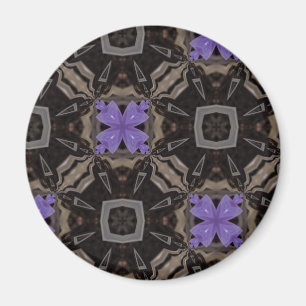 Purple Flowers Magnet
