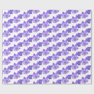 Purple Flowers Photo Wrapping Paper