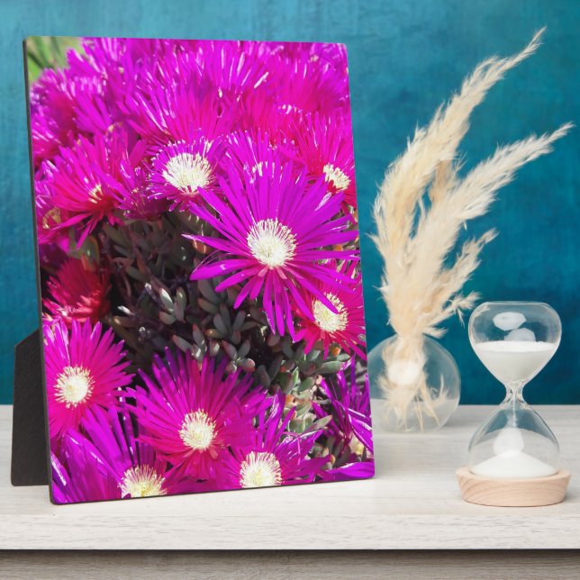Purple Flowers Plaque (Side)