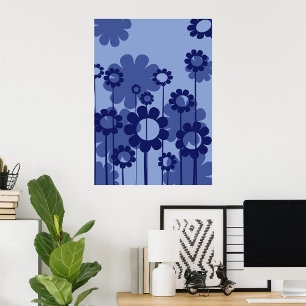 Purple Flowers Poster