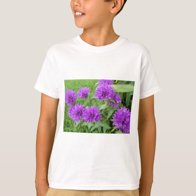 purple flowers T-Shirt (Front)