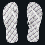 Purple Flowers Wedding Cake Bridesmaid Bride Jandals<br><div class="desc">Flip flops feature an original marker illustration of a tiered wedding cake decorated with colourful purple flowers. Makes a perfect gift for your bridesmaids! This illustration is also available on other products. Don't see what you're looking for? Need help with customisation? Contact Rebecca to have something designed just for you....</div>