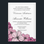 PURPLE  FLOWERS | WEDDING INVITATION<br><div class="desc"></div>