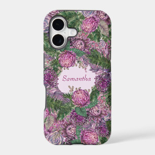 Purple Flowers with Name