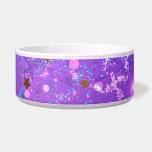 Purple foil background with Stars