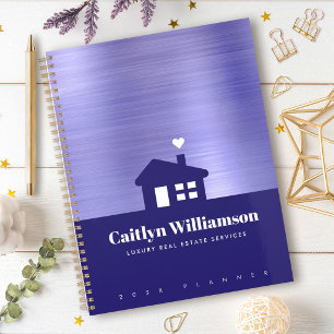Purple Foil Real Estate Broker Professional House Planner