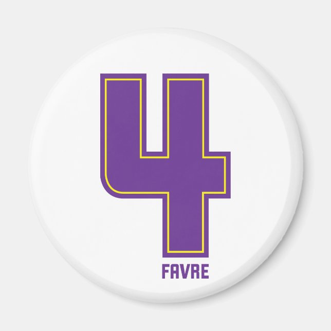 Purple four mag magnet (Front)