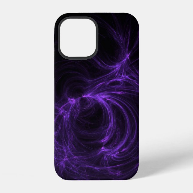 Purple Fractal iPhone Case (Back)