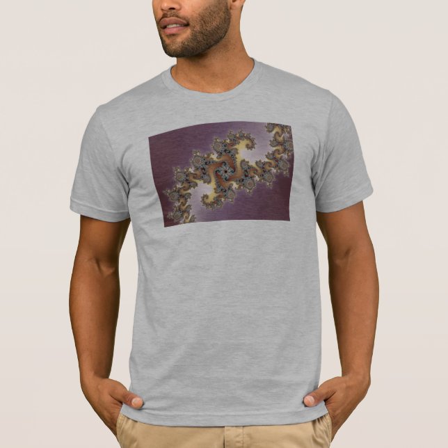 Purple - Fractal T-Shirt (Front)
