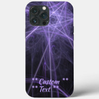 Purple Fractal w/ Custom Text