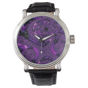 Purple Fractal Watch