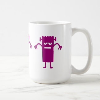 Purple Frankenstein Halloween Clip Art Coffee Mug