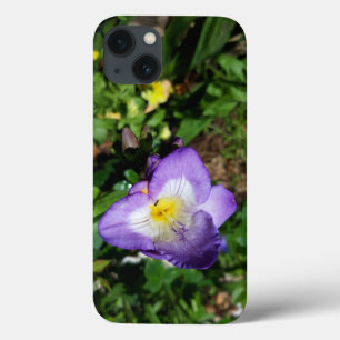 Purple Freesia Flowers iPhone 13 Case