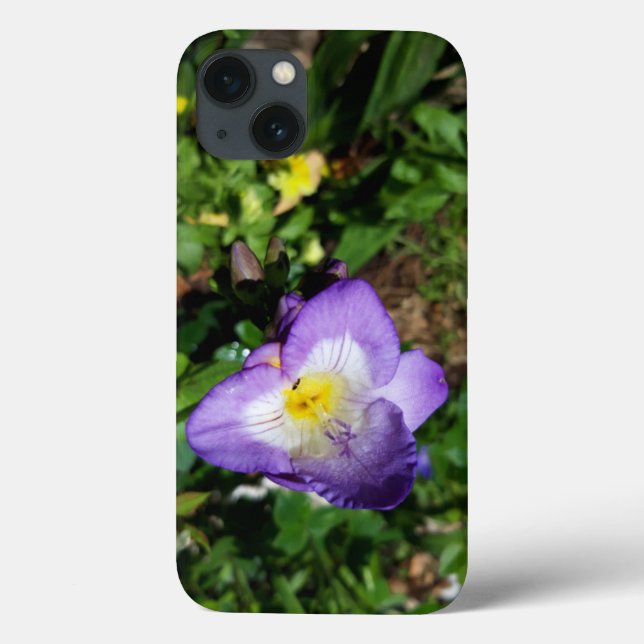 Purple Freesia Flowers Case-Mate iPhone Case (Back)
