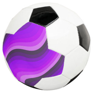 Purple Funky Soccer Ball