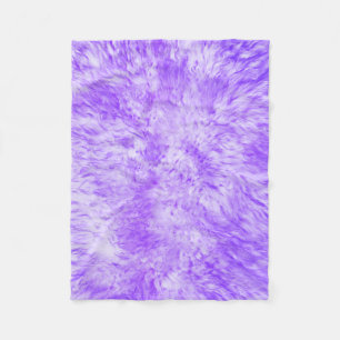 Purple Fur Frenzy Fleece Blanket