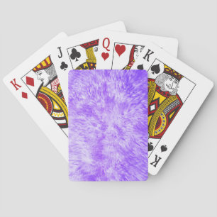 Purple Fur Frenzy Playing Cards