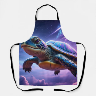 Purple Galactic Sea Turtle Apron