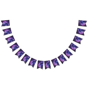 Purple Galaxy Bunting