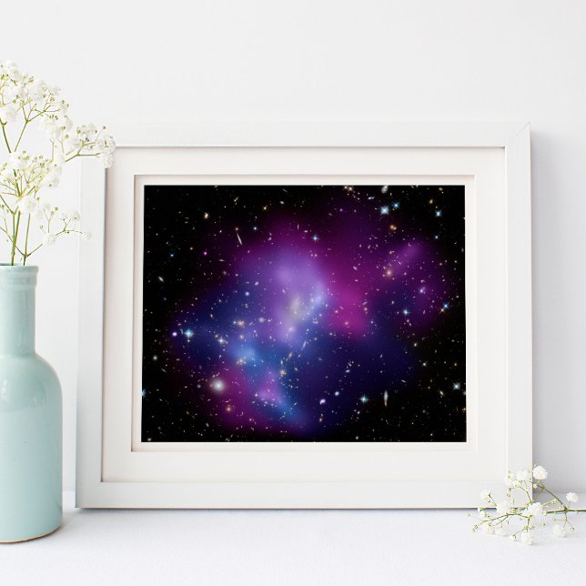 Purple Galaxy Celestial Photo Poster (Purple Galaxy Celestial Photo Poster)
