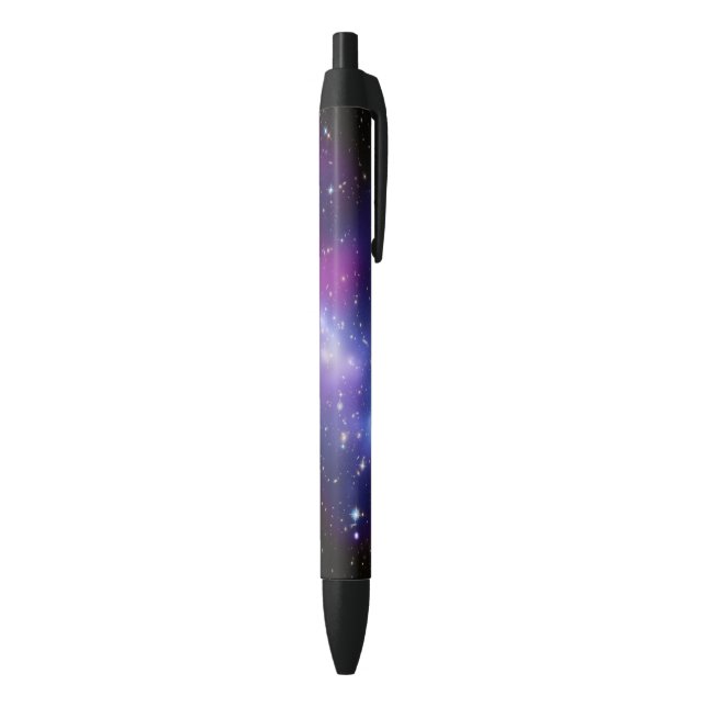 Purple Galaxy Cluster Black Ink Pen (Bottom (Vertical))