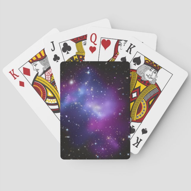 Purple Galaxy Cluster Playing Cards (Back)