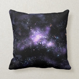 purple galaxy cushion