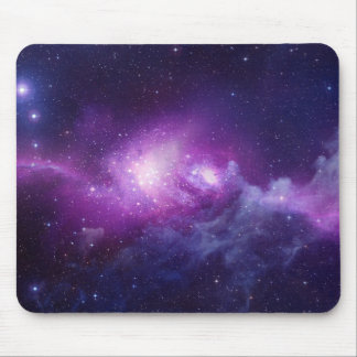 PURPLE GALAXY MOUSE PAD