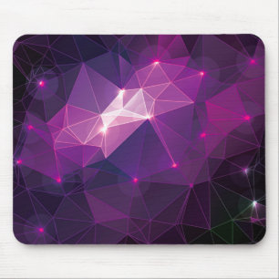 Purple galaxy mouse pad