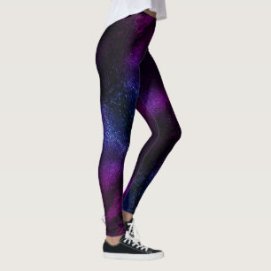 Purple Galaxy Ombre leggings Waveline brand
