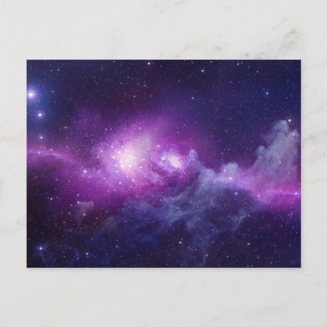 PURPLE GALAXY POSTCARD (Front)