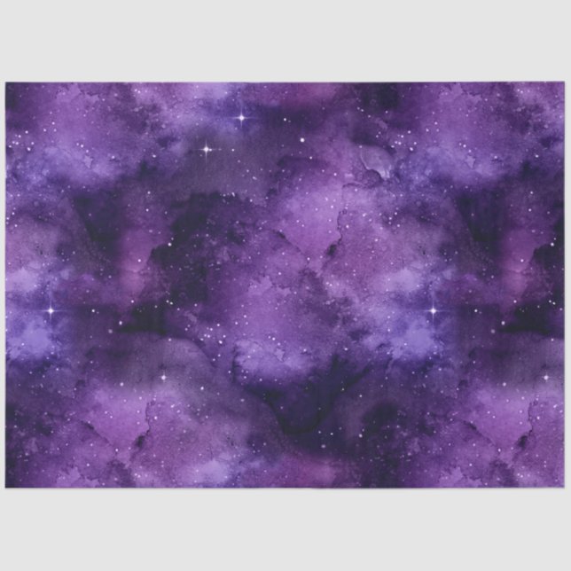 Purple Galaxy Series Design 5 Tissue Paper (Front)