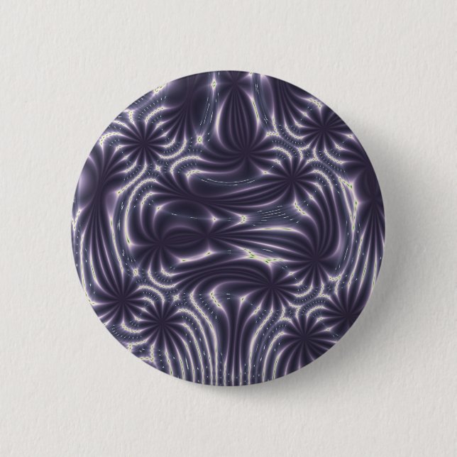 Purple Garden 6 Cm Round Badge (Front)