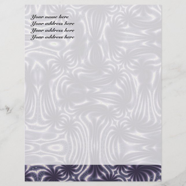 Purple Garden Customised Letterhead (Front)
