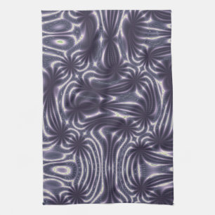 Purple Garden Tea Towel