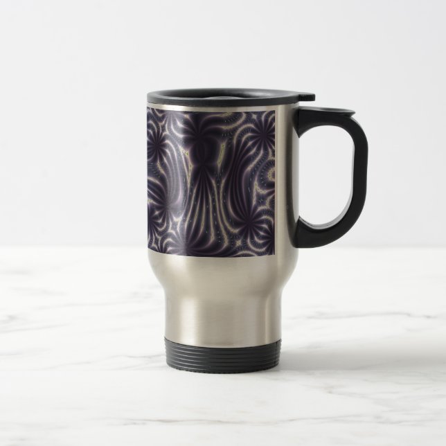 Purple Garden Travel Mug (Right)