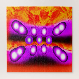 Purple gems jigsaw puzzle