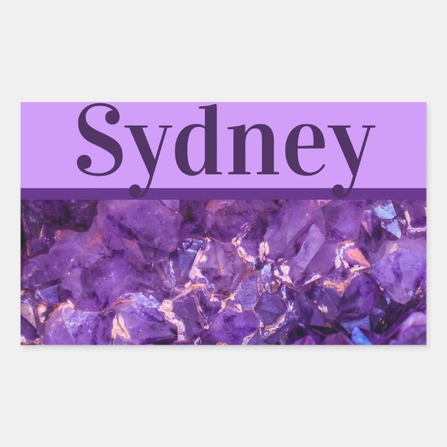 Purple Gems Sticker (Front)