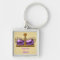 Purple Gemstone Crown Keychain