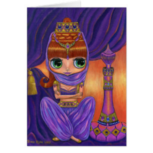 Purple Genie Card