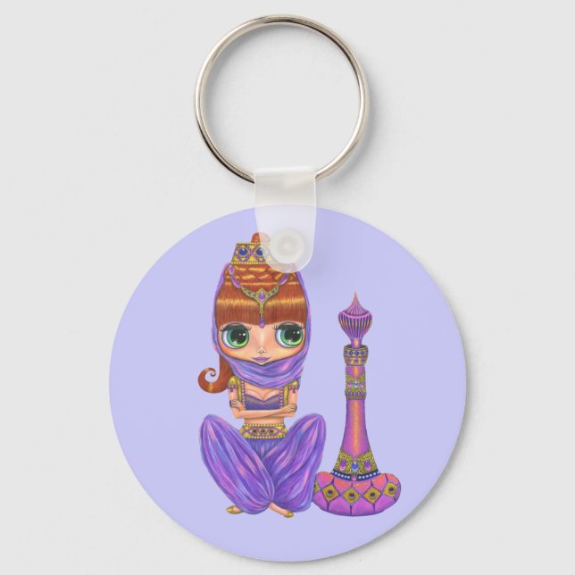 Purple Genie Keychain (Front)