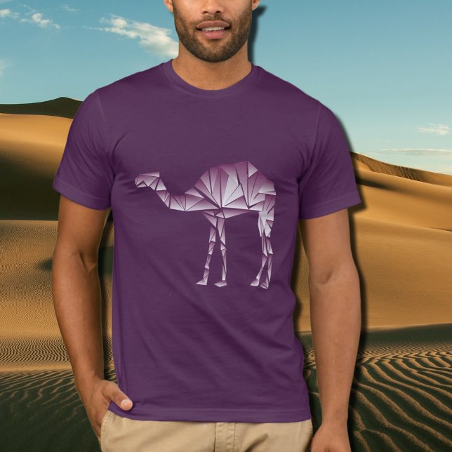 purple geometric camels at night T-Shirt (Creator Uploaded)