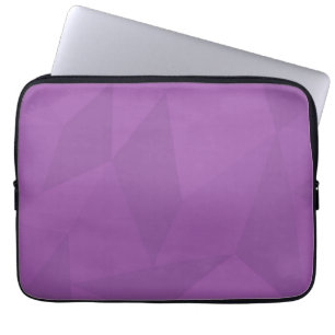 Purple, geometric, cool, trendy, modern simple art laptop sleeve