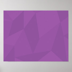Purple, geometric, cool, trendy, modern simple art poster