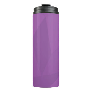 Purple, geometric, cool, trendy, modern simple art thermal tumbler