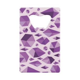 Purple geometric jewel shapes