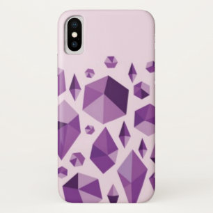 Purple geometric jewel shapes Case-Mate iPhone case